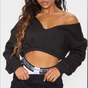 PLT crop hoodie
